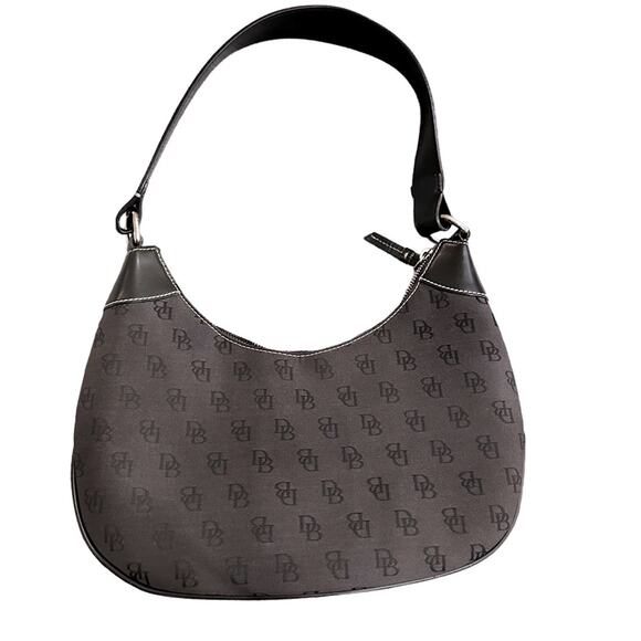 Dooney Bourke navy signature vintage handbag hobo shape great condition. 90’s - Picture 1 of 7